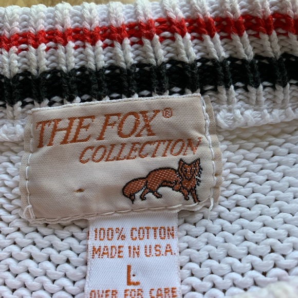 The Fox Collection Vintage Sweater made in USA - Picture 3 of 11